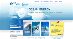 Desktop Screenshot of ocean-energy-systems.org