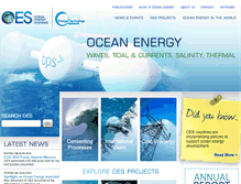 Tablet Screenshot of ocean-energy-systems.org